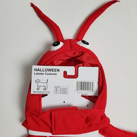 Lobster Dog Costume Medium Halloween Beagle Poodle Fetchwear - Picture 3 of 8